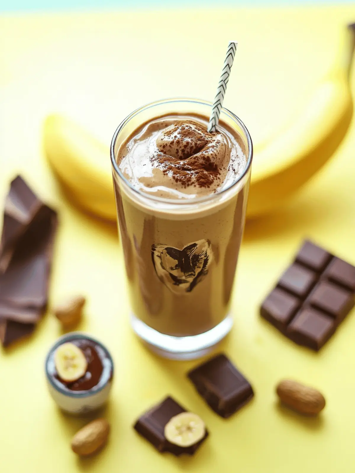 Transform Overripe Bananas: Decadent Chocolate PB Shake